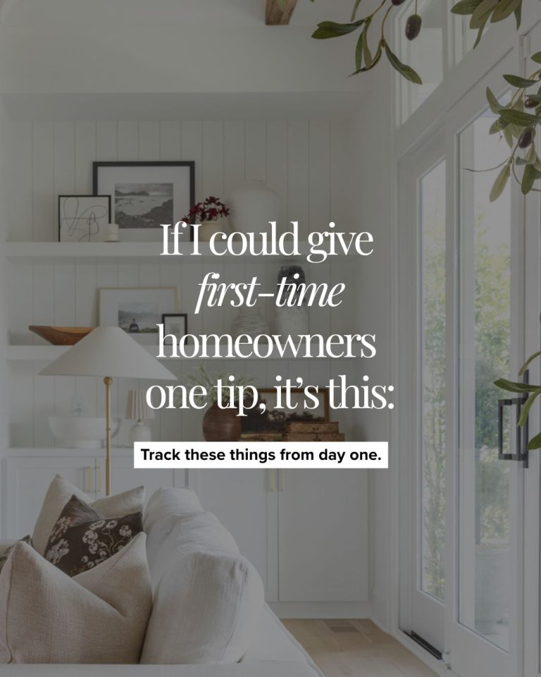 Read more about the article Things To Track If You’re A First-Time Homeowner
